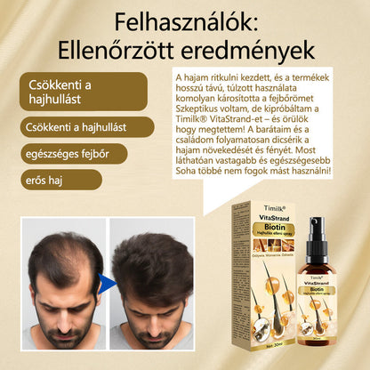 Timilk™ – VitaStrand Biotin Spray für gepflegtes, voller erscheinendes und strahlend glänzendes Haar [1 + 1 Gratis]