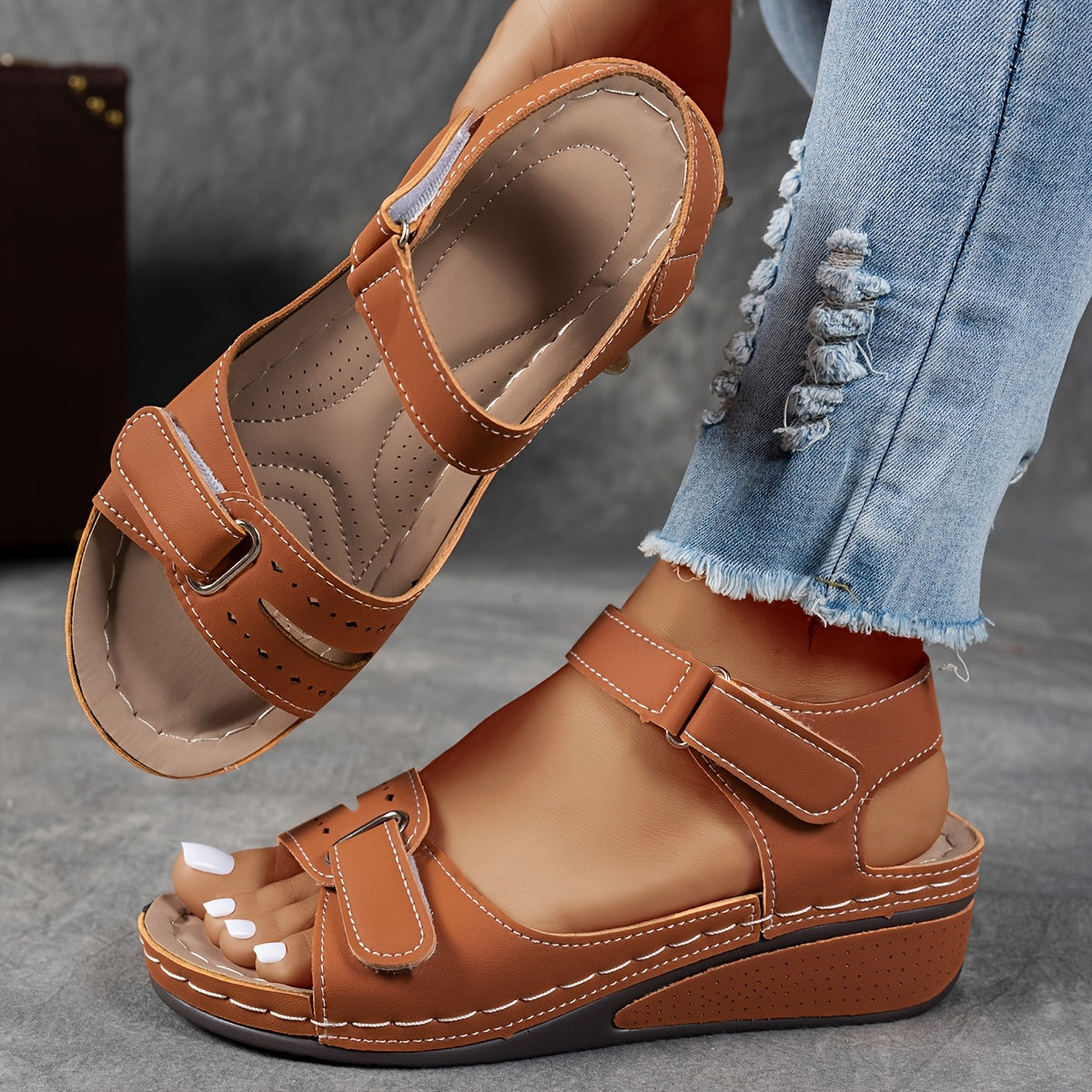 Women's Orthopedic Comfort Sandals with Arch Support and Adjustable Straps™ – Ganztägiger Komfort für empfindliche Füße