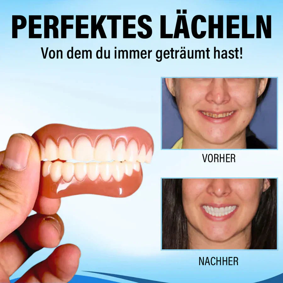 SmileReline™ – Individuell anpassbares Silikon-Prothesenreliningset [1 + 1 Gratis]