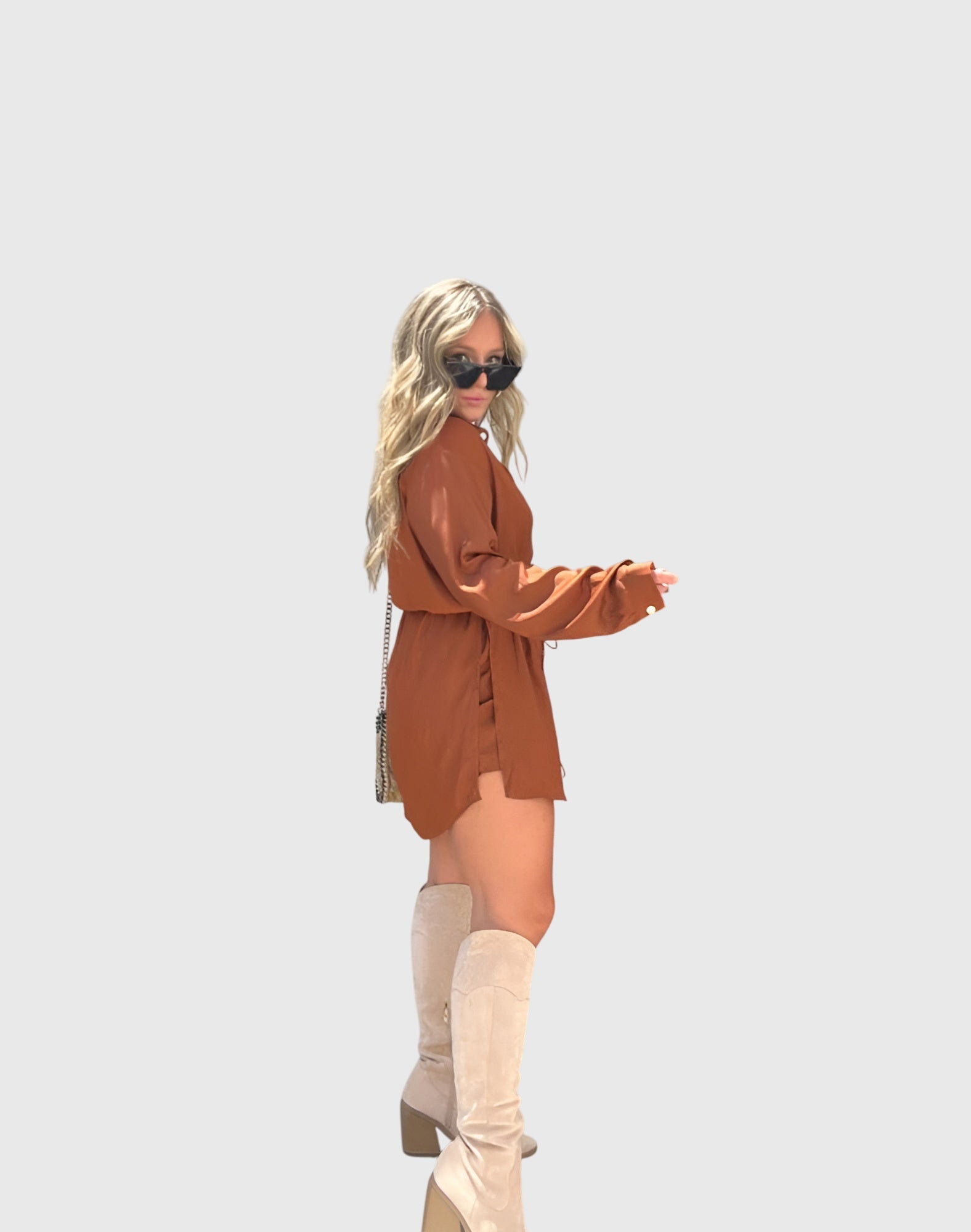 Women's Button Front Long Sleeve Shirt Dress™ – Zeitlose Eleganz für jeden Tag