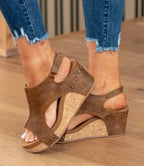 Damen Orthopädische Blockabsatz Sandalen mit verstellbarem Riemen und gepolsterter Sohle™ – Ganztägiger Komfort mit stilvoller Eleganz
