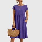Women's Relaxed Midi Spring Dress™ – Müheloses Frühlingsfeeling mit femininer Eleganz