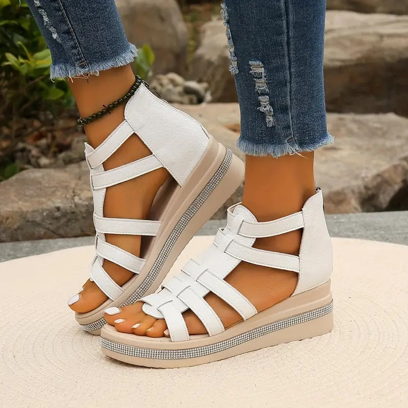 Axelle | Women's Comfortable Platform Gladiator Sandals™ – Eleganter Komfort für warme Tage