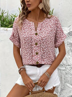 Sophia | Women Chic Floral Summer Print Blouse™ – Mühelose Eleganz für jeden Anlass