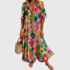 Elegant Spring Maxi Dress™ – Fließende Silhouette für mühelose Frühlingseleganz