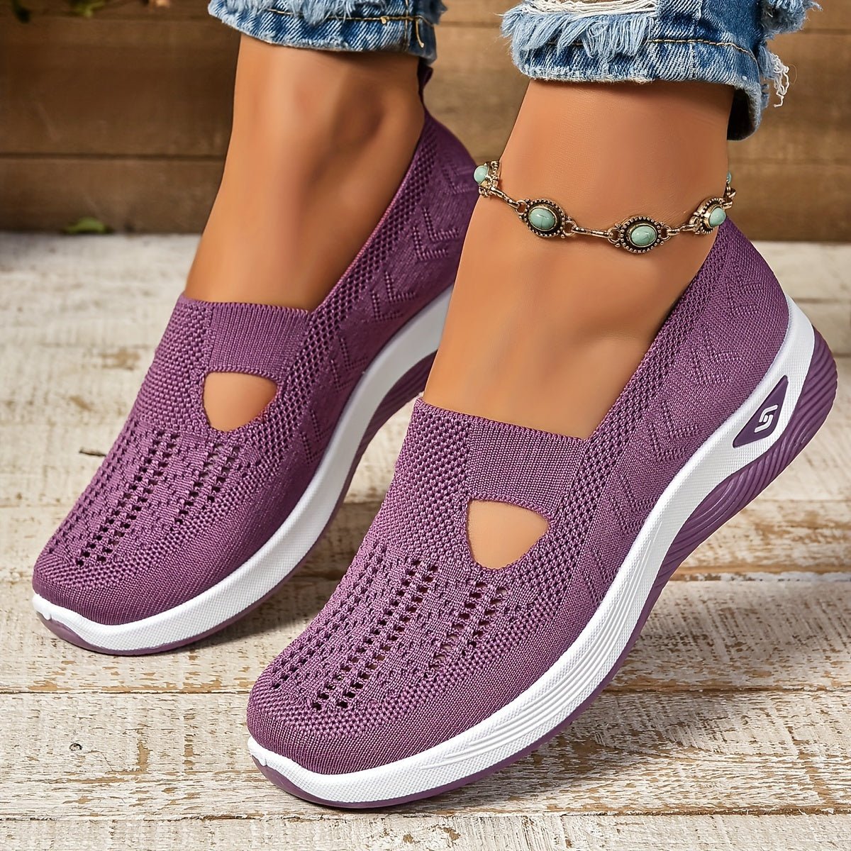 Orthopädische Slip-On Schuhe für Damen mit atmungsaktivem Mesh und gepolsterter Sohle™ – Müheloser Komfort für den ganzen Tag