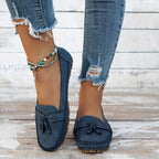 Women's Suede Loafers with Bow Detail and Lightweight Cushioned Sole™ – Zeitloser Komfort für den ganzen Tag