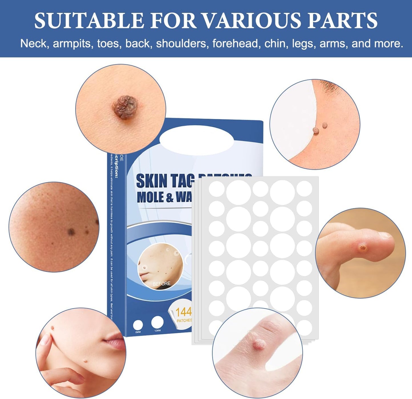 PatchAway™ – Schonende Hautpflegepads für ein ebenmäßiger erscheinendes Hautbild zuhause [1 + 1 Gratis]