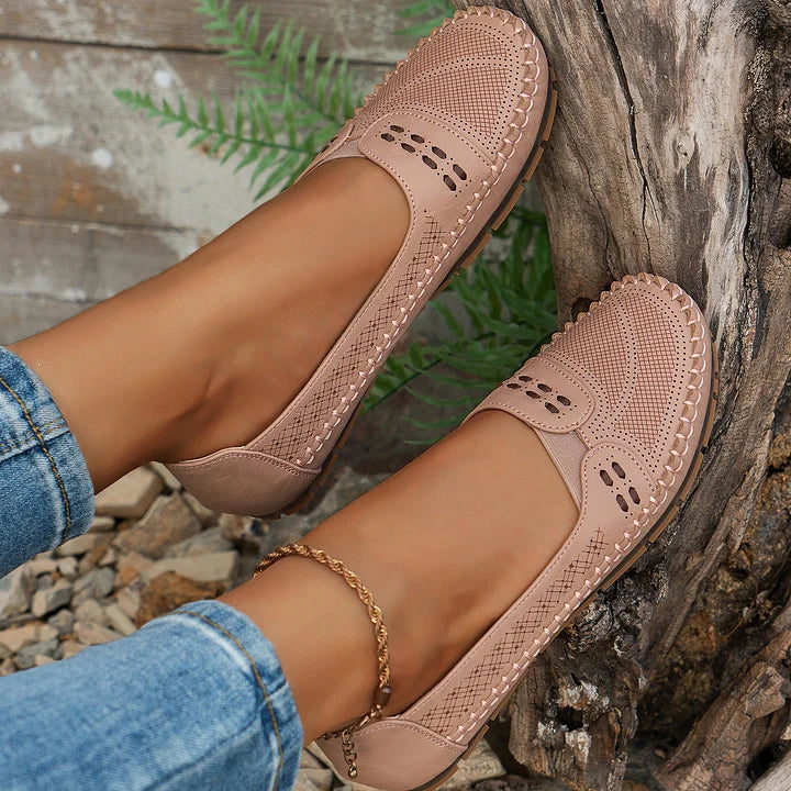 Women's Orthopedic Slip-On Shoes with Breathable Design™ – Ganztägiger Komfort mit stilvoller Unterstützung