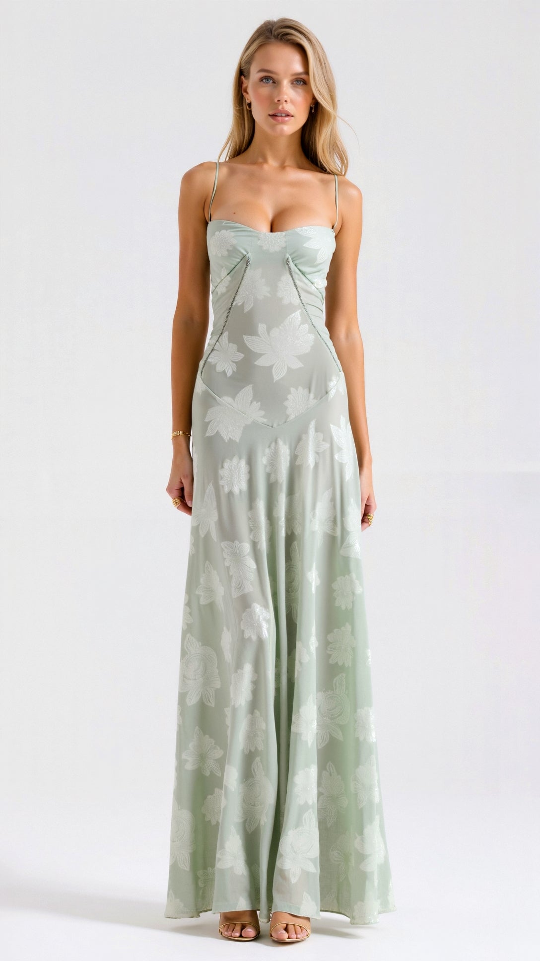 Women's Elegant Slip Spaghetti Strap Wedding Guest Maxi Dress™ – Zeitlose Eleganz für besondere Anlässe