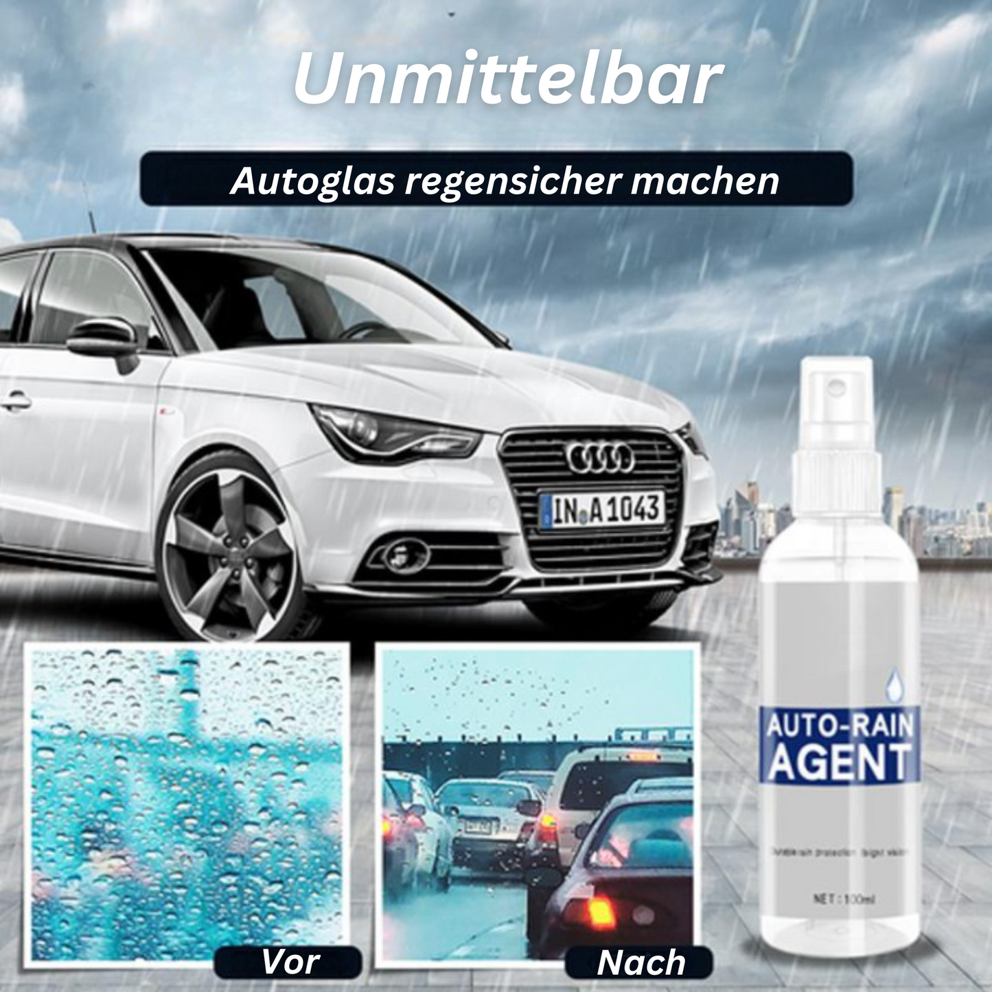 RainDefy™ – Anti-Beschlag- & Regenabwehrmittel für klare, sichere Sicht [1 + 1 Gratis]