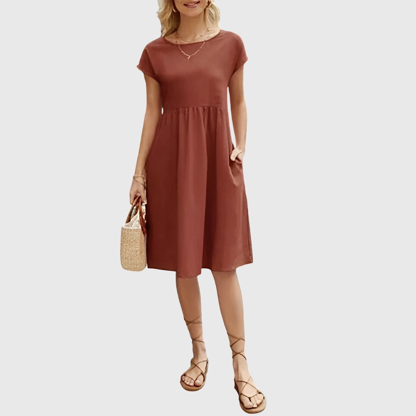 Women's Relaxed Midi Spring Dress™ – Müheloses Frühlingsfeeling mit femininer Eleganz