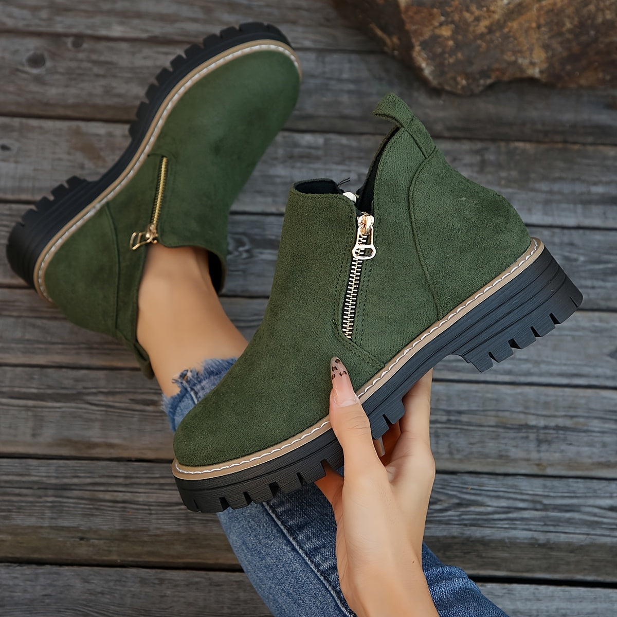 Women's Orthopedic Ankle Boots with Easy-Zip Support™ – Stilvoller Komfort für den ganzen Tag
