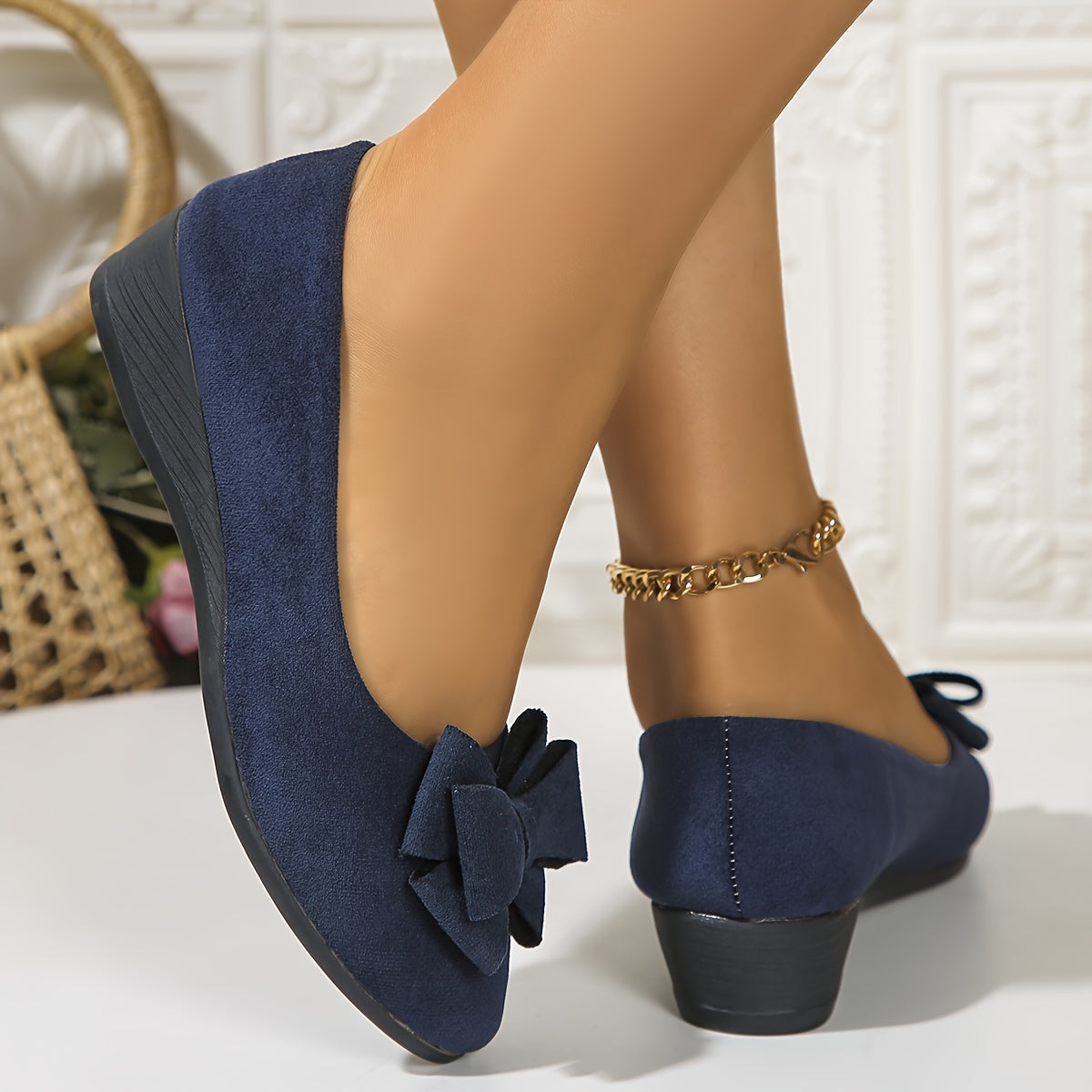 Women's Comfortable Ballet Flats with Bow Detail™ – Ganztägiger Komfort mit femininer Eleganz