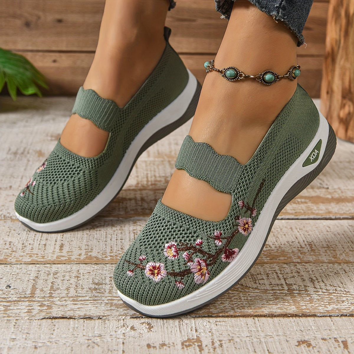 Women's Mesh Ballet Flats with Strap and Breathable Lightweight Design™ – Mühelose Eleganz für jeden Tag