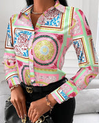 Retro-Inspired Blouse with Classic Elegance for Women™ – Zeitloser Vintage-Charme trifft modernen Komfort