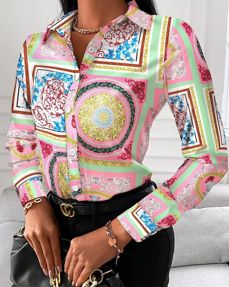 Retro-Inspired Blouse with Classic Elegance for Women™ – Zeitloser Vintage-Charme trifft modernen Komfort