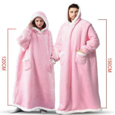 ComfyBlanket™ – Ultrawarmer Sherpa-Fleece-Hoodie für maximale Gemütlichkeit [50 % Rabatt]