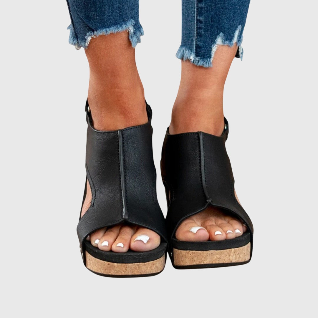 Women's Orthopedic Platform Slingback Sandals™ – Orthopädischer Komfort mit elegantem Design