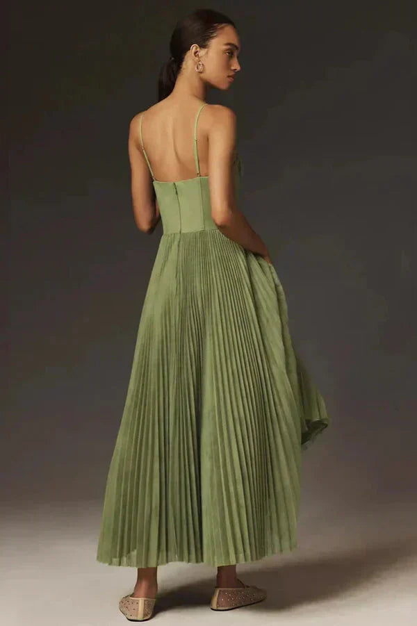 Women's Pleated Strappy Elegant Flowing Maxi Dress™ – Zeitlose Eleganz für jeden Anlass