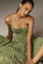 Women's Pleated Strappy Elegant Flowing Maxi Dress™ – Zeitlose Eleganz für jeden Anlass