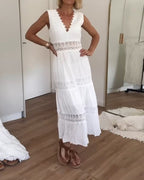 Elegant Spring Midi Dress™ – Zeitlose Eleganz für jeden Frühlingsmoment