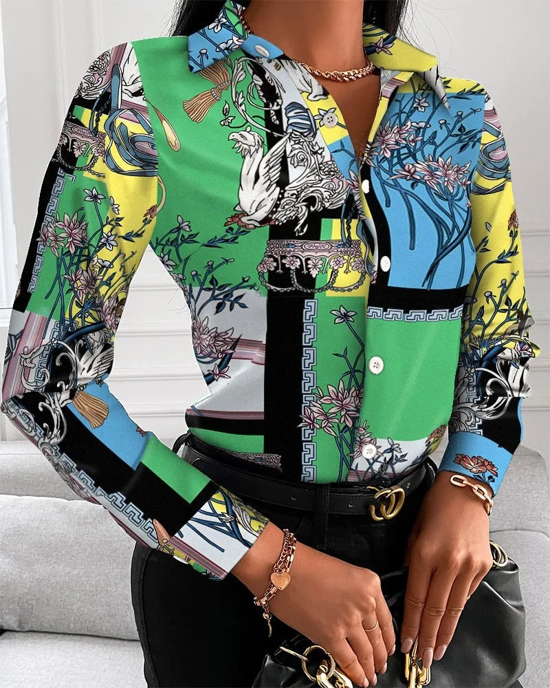 Retro-Inspired Blouse with Classic Elegance for Women™ – Zeitloser Vintage-Charme trifft modernen Komfort
