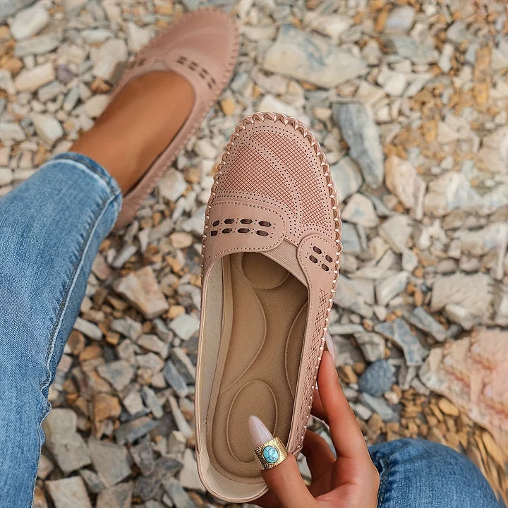 Women's Orthopedic Slip-On Shoes with Breathable Design™ – Ganztägiger Komfort mit stilvoller Unterstützung