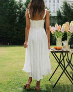 Ärmelloses A-Linien Midikleid mit fließendem Saum™ – Elegante Sommermode für jeden Anlass