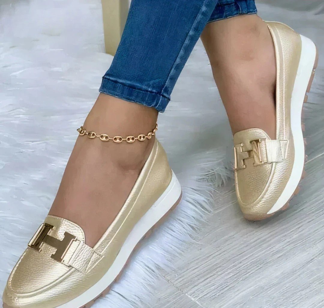 Damen Orthopädische Slip-On Loafer mit gepolsterter Sohle und atmungsaktivem Design™ – Eleganter Komfort für den ganzen Tag