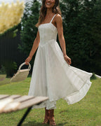Ärmelloses A-Linien Midikleid mit fließendem Saum™ – Elegante Sommermode für jeden Anlass