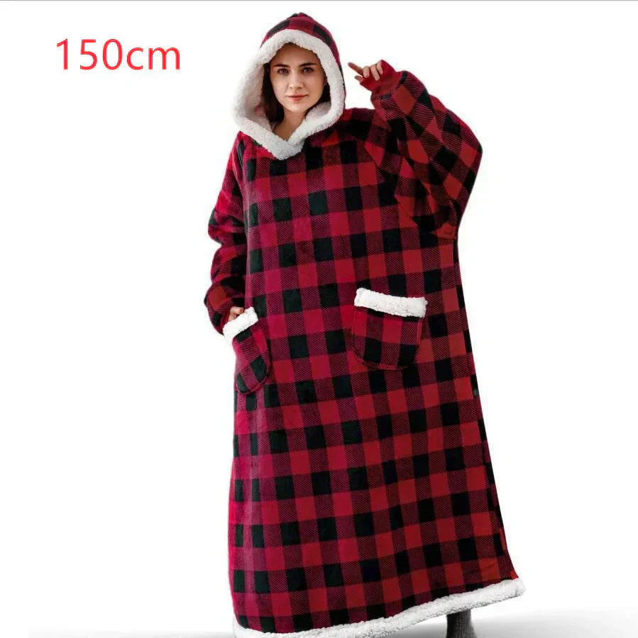 ComfyBlanket™ – Ultrawarmer Sherpa-Fleece-Hoodie für maximale Gemütlichkeit [50 % Rabatt]