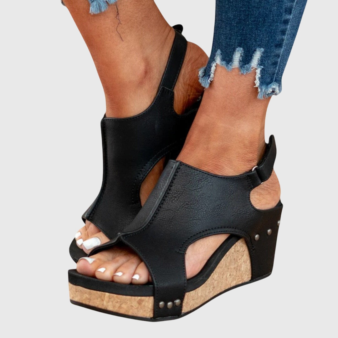 Women's Orthopedic Platform Slingback Sandals™ – Orthopädischer Komfort mit elegantem Design