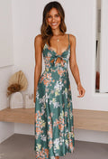 Women's Floral Spaghetti Strap Elegant Wedding Guest Maxi Dress™ – Zeitlose Eleganz für besondere Anlässe