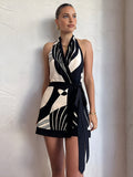 Women's Halter Neck Wrap Mini Dress™ – Zeitlose Eleganz mit modernem Komfort