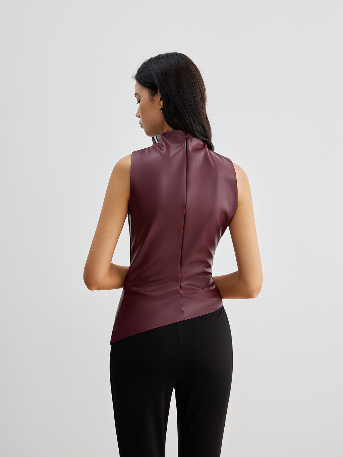 Ella | Women's Summer Sleeveless Chic High Neck Top™ – Mühelose Eleganz für warme Tage