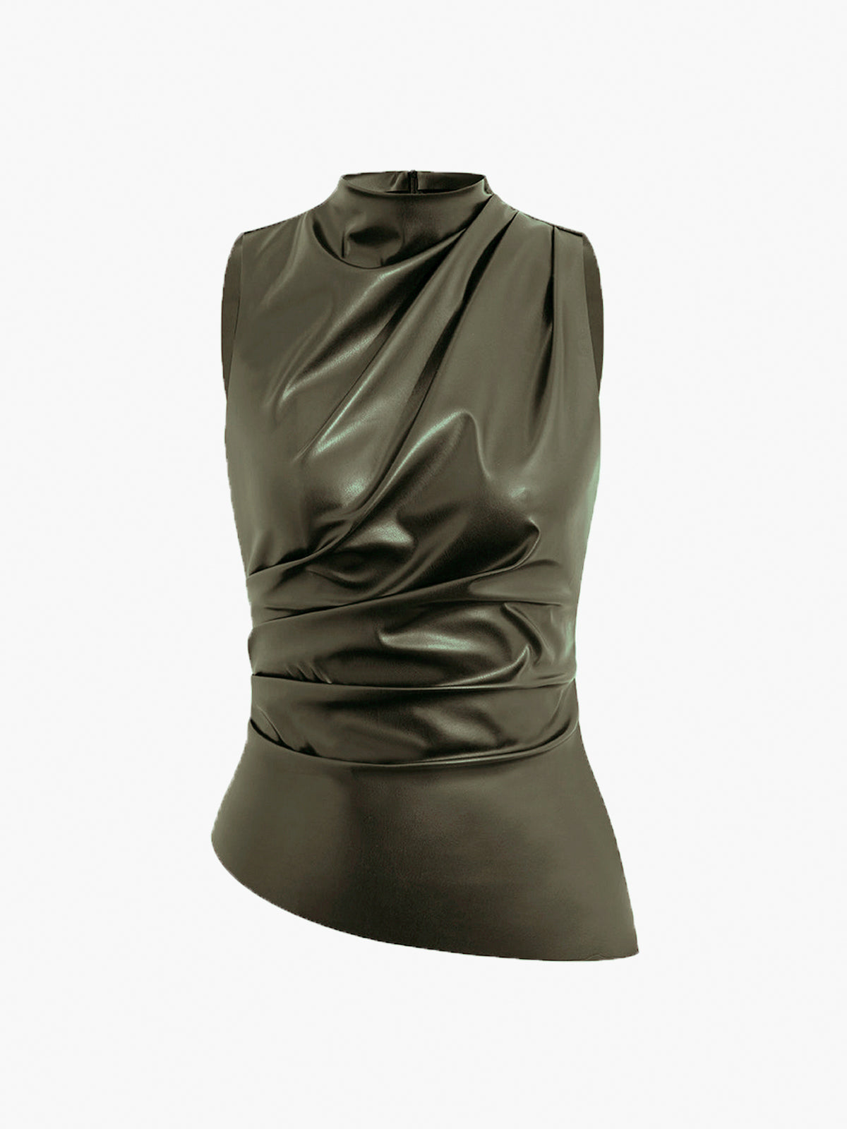 Ella | Women's Summer Sleeveless Chic High Neck Top™ – Mühelose Eleganz für warme Tage