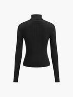 Hailey | Women's Minimalist Slim Turtleneck Stretch Top™ – Elegante Wintermode für stilvolle Layering-Looks
