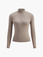 Maisie | Women's Spring Comfortable Mock Neck Top™ – Eleganter Komfort für den Frühling