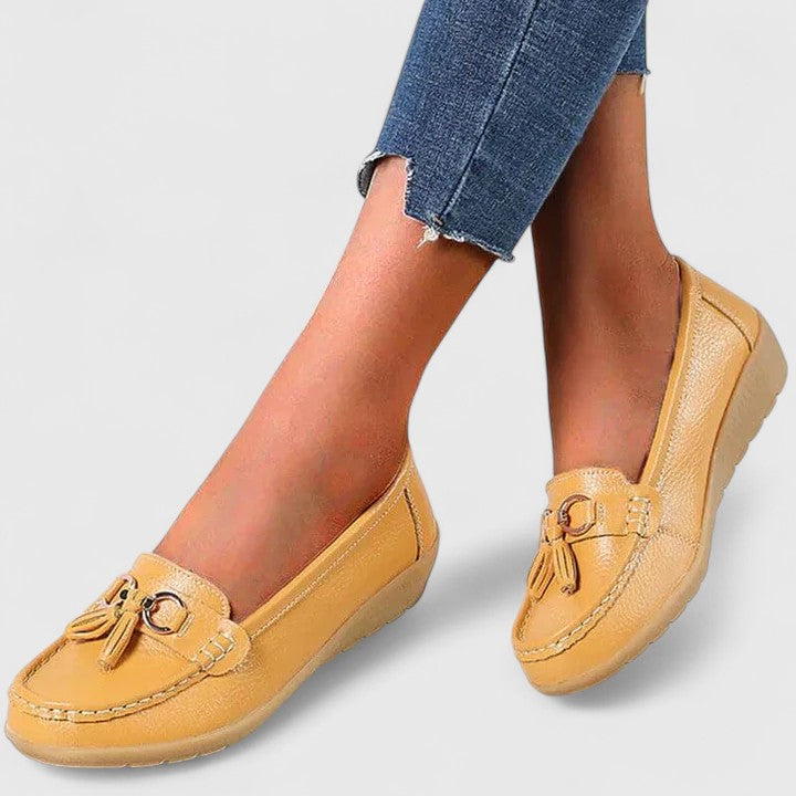 Women's Orthopedic Slip-On Loafers with Cushioned Sole™ – Ganztägiger Komfort mit elegantem Stil