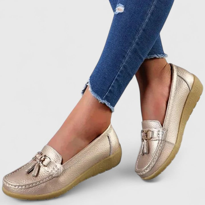 Women's Orthopedic Slip-On Loafers with Cushioned Sole™ – Ganztägiger Komfort mit elegantem Stil