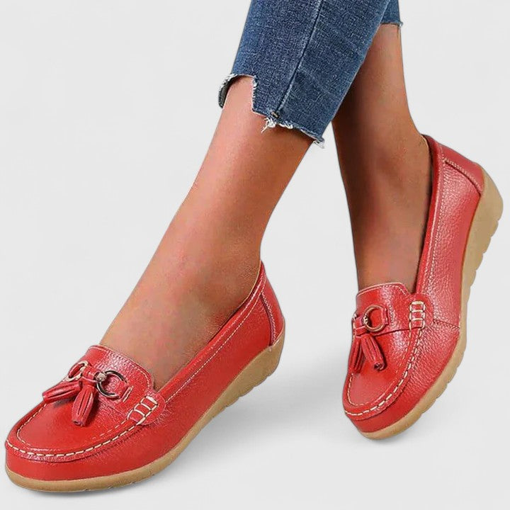 Women's Orthopedic Slip-On Loafers with Cushioned Sole™ – Ganztägiger Komfort mit elegantem Stil