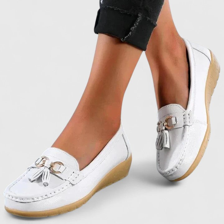 Women's Orthopedic Slip-On Loafers with Cushioned Sole™ – Ganztägiger Komfort mit elegantem Stil