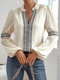 Blouse with Elegant Puff Sleeves for Women™ – Zeitlose Eleganz für jeden Anlass