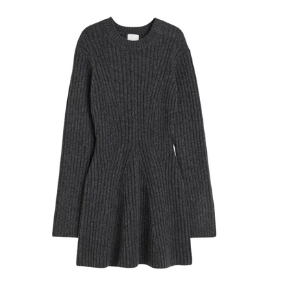 Emma™ – Rib-Knit mit Schlitzärmeln, Rundhals und schmeichelnder, figurbetonter Passform [50 % Rabatt]