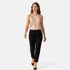 Kimberly | Women's Elegant Pleated Front Draped Satin Tanks™ – Elegante Ausstrahlung für jeden Anlass