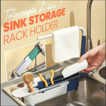 PureSink™ – Flexibles, ausziehbares Spülengestell für ordentliche, platzsparende Küchenorganisation [50% Rabatt]