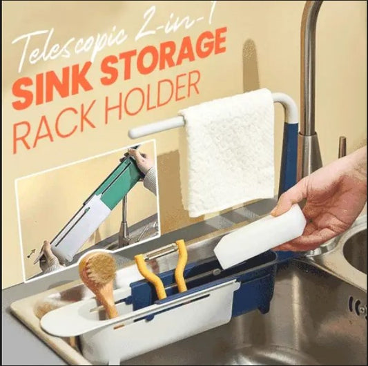 PureSink™ – Flexibles, ausziehbares Spülengestell für ordentliche, platzsparende Küchenorganisation [50% Rabatt]