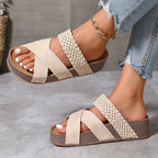 Faith | Women's Supportive Wedge Slide Sandals™ – Mühelose Eleganz mit ganztägigem Komfort