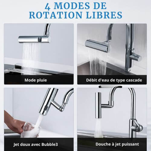 HydroTwist™ – Moderner Wasserhahn mit Kaskadenfluss für ein effizientes Nutzungserlebnis [50% Rabatt]